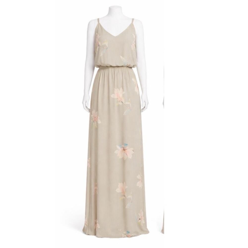 Show Me Your Mumu Kendall Chiffon Bridesmaid Prom Maxi Dress Size Small NWT